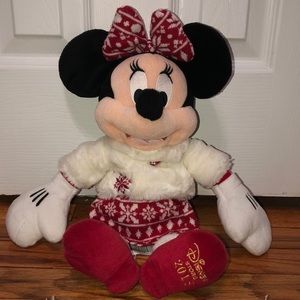 Disney 16” winter snowflake Minnie Mouse‎ plush